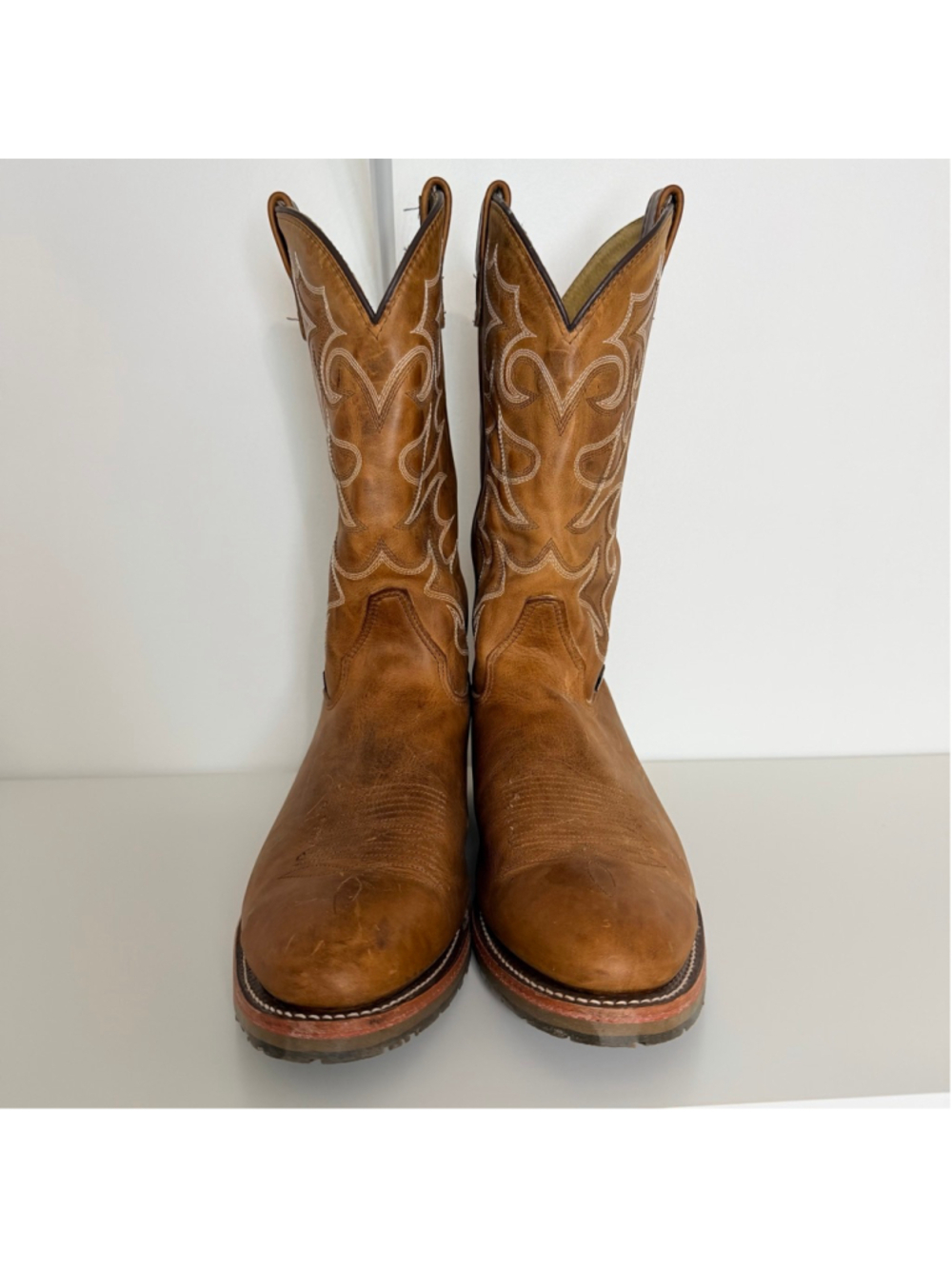 Double-H Dylan Work Boots Old Town Folklore Leather Cowboy Western Men's Size 14 - Picture 3 of 15